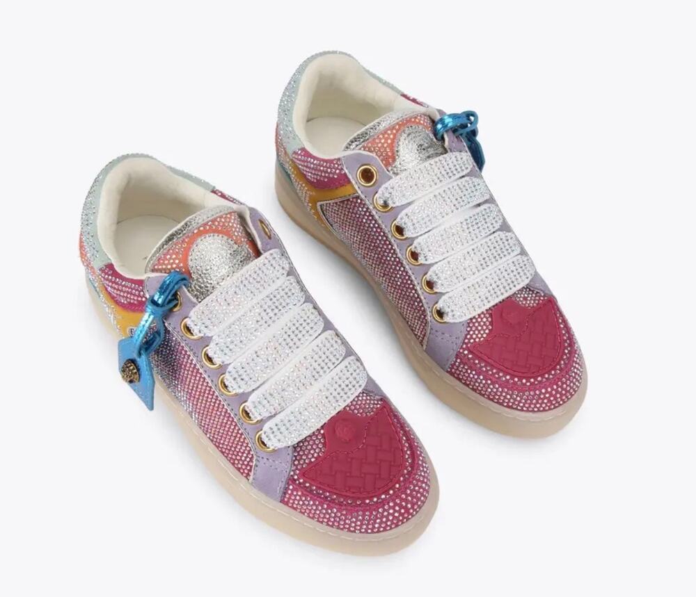 Kurt Geiger Southbank Tag Sparkle Sneaker Size 37 (US Size 7)